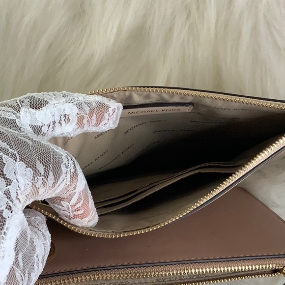 Michael KORS blush/nude Trio Leather Wristlets (NWOT) - Picture 13 of 16